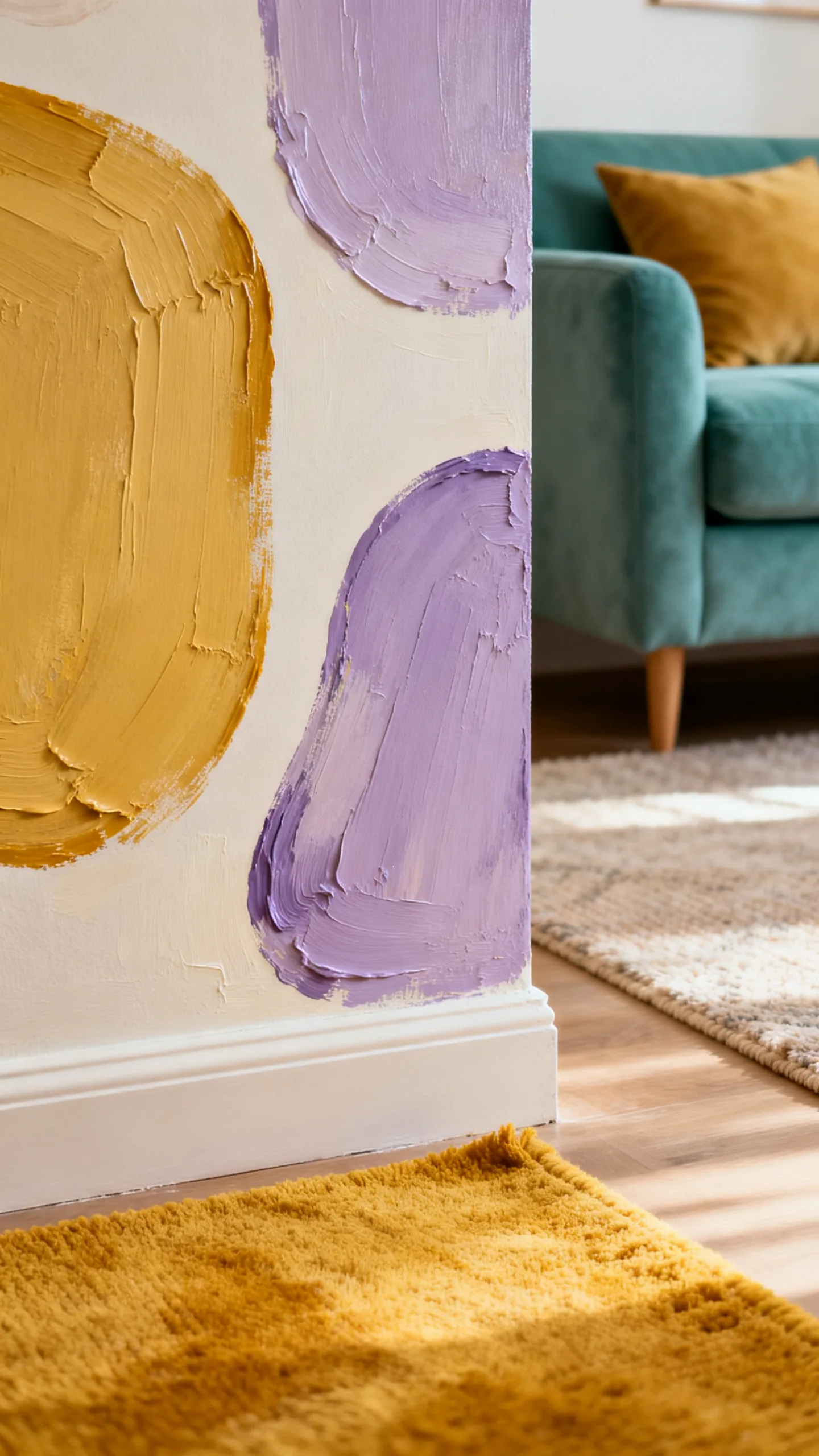 Paint Abstract Shapes In Room Colors