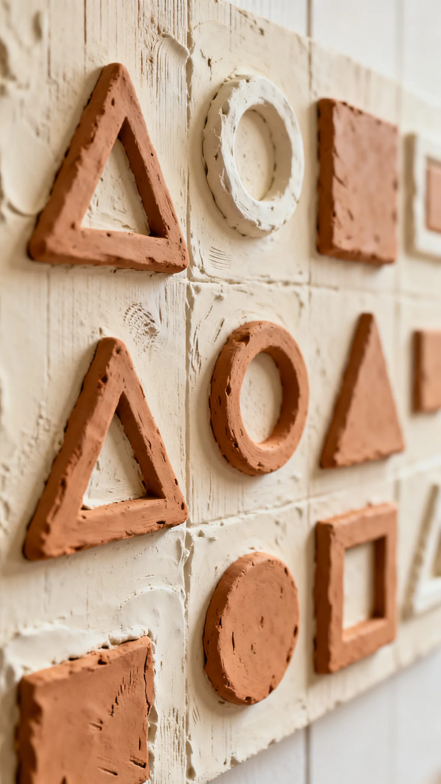 Make Clay Relief Art With Repeated Shapes