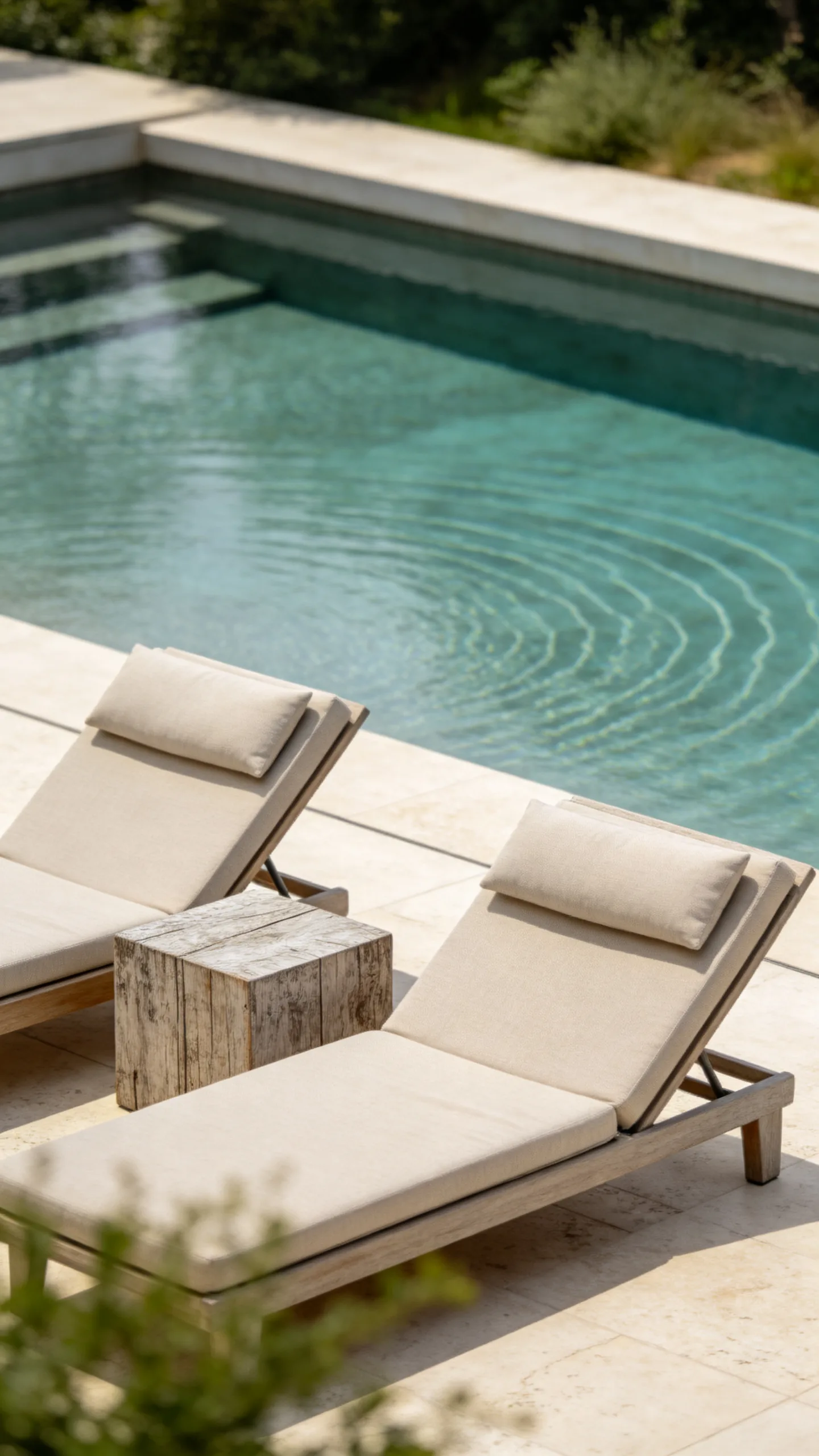 Lounge Chairs and Side Table