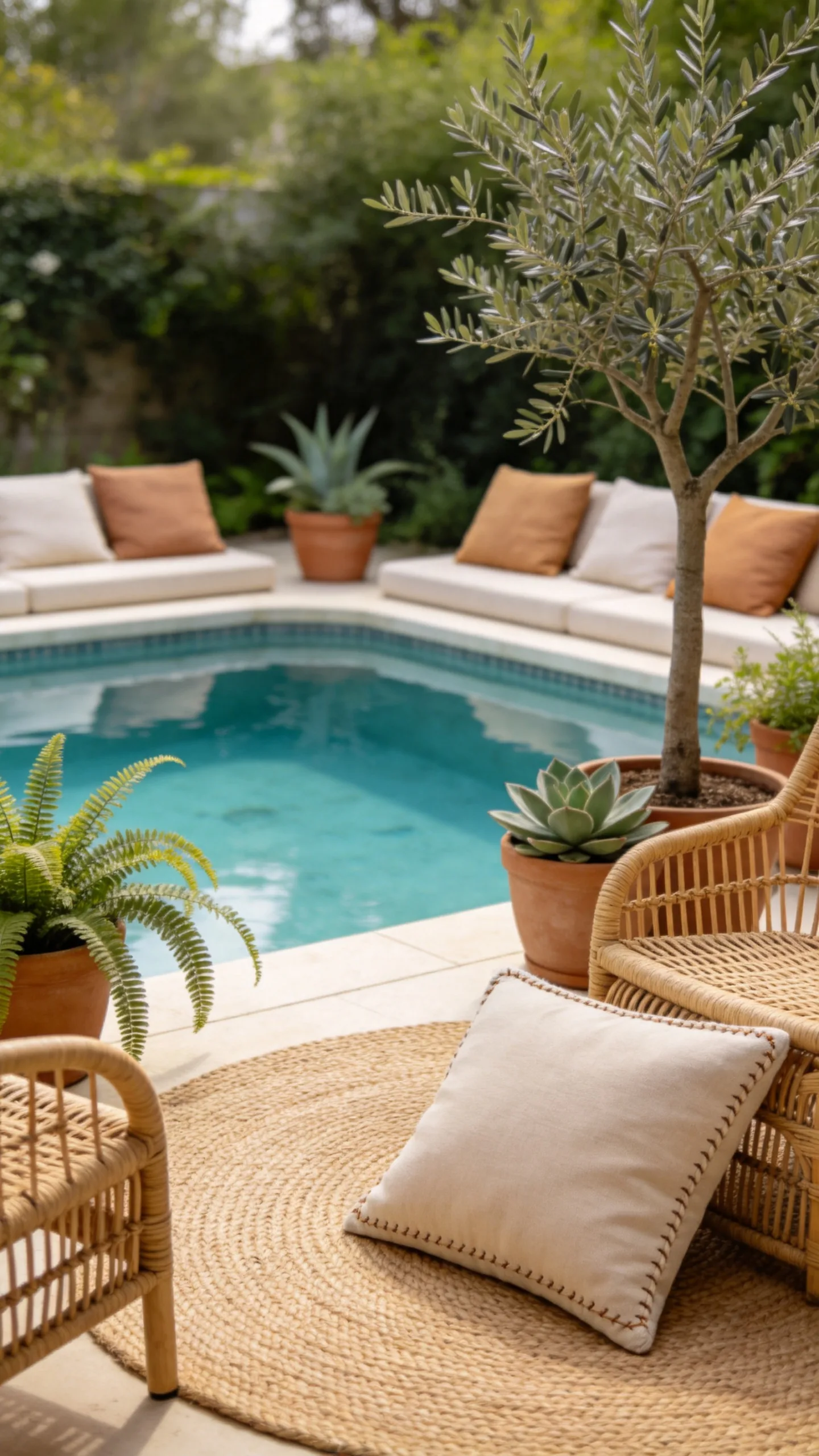 Boho Backyard Pool Style