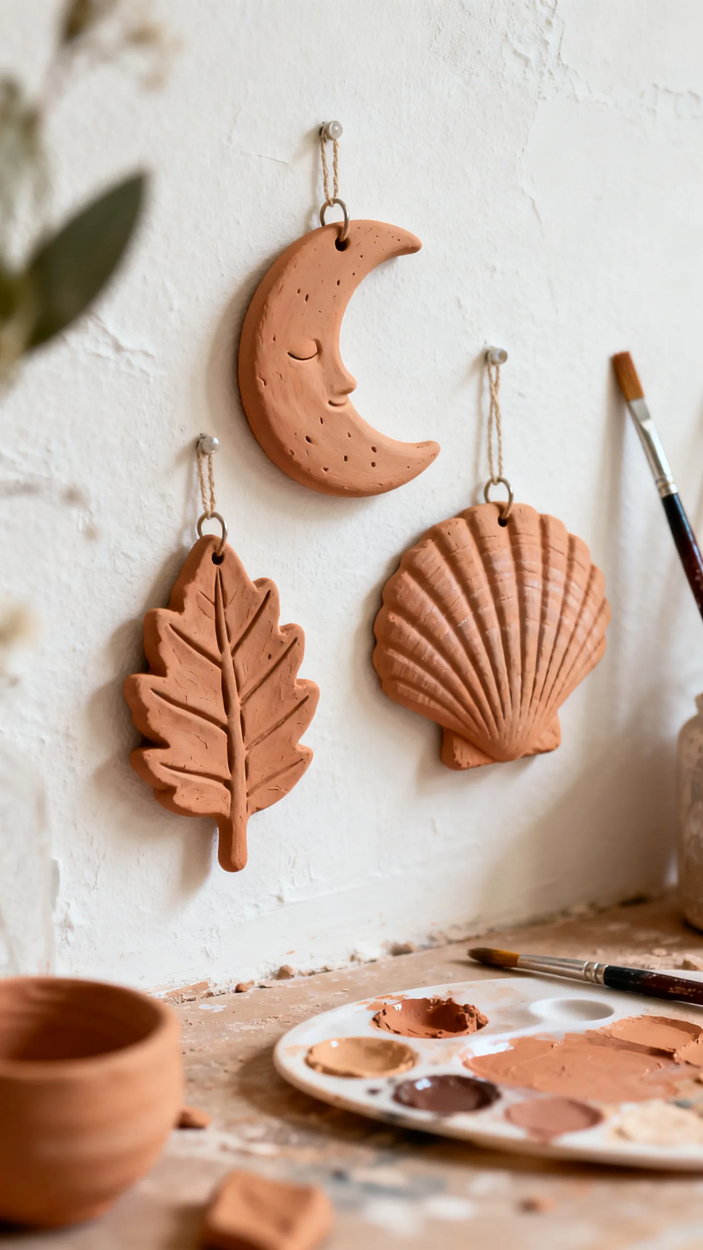 Make Air-Dry Clay Wall Charms