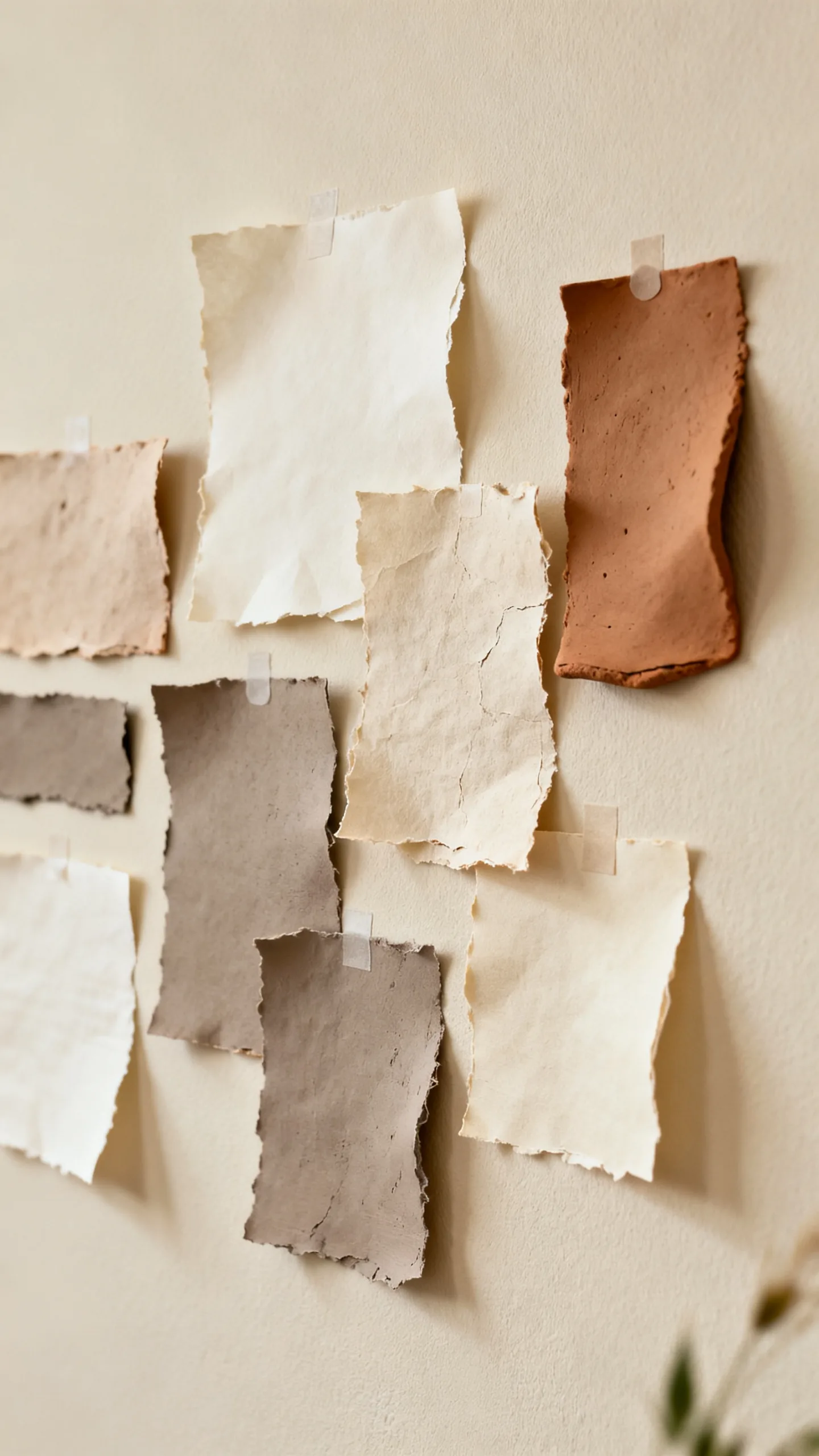 Make A Neutral Torn-Paper Collage