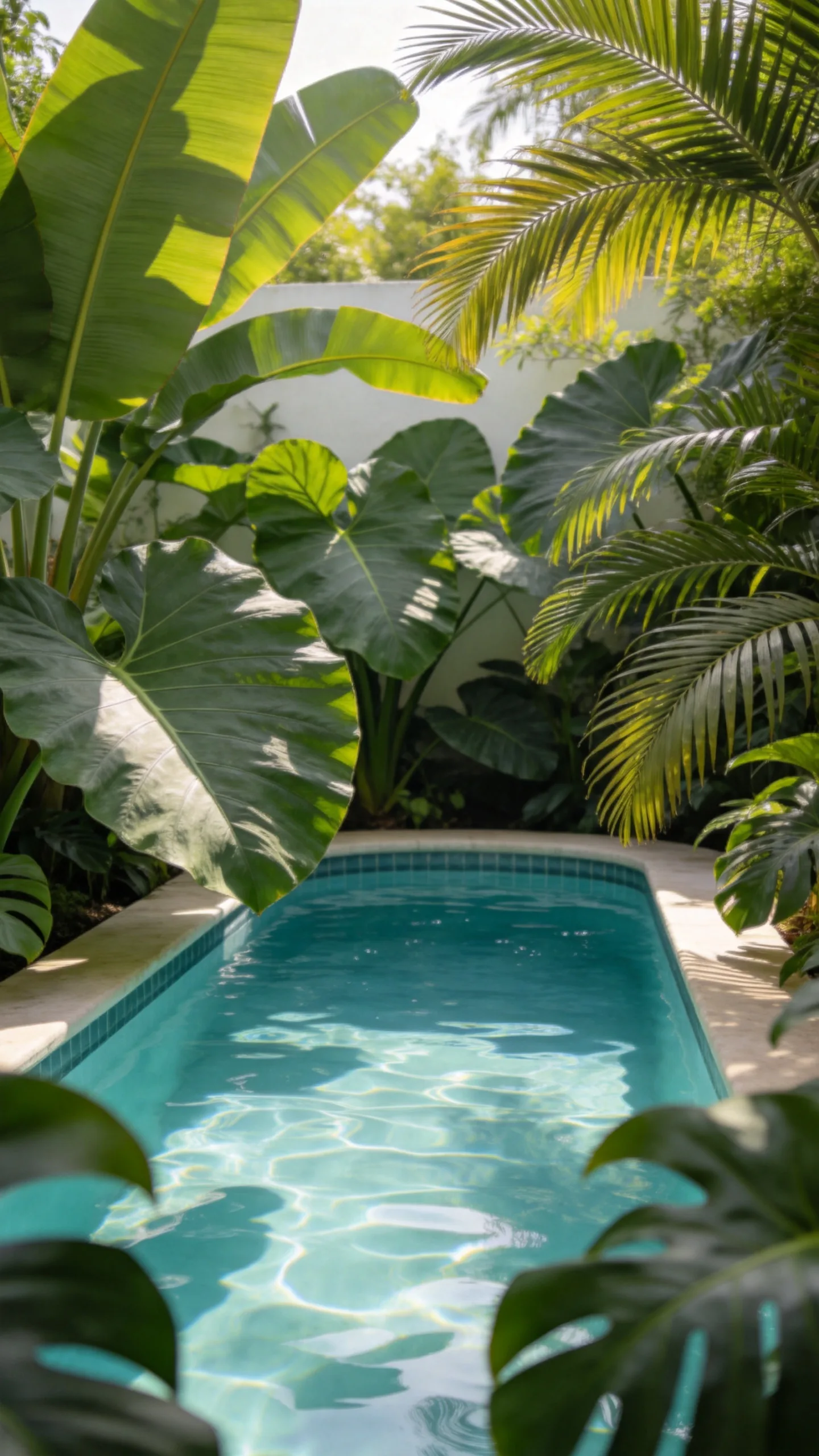 Tropical Plant Pool Vibe
