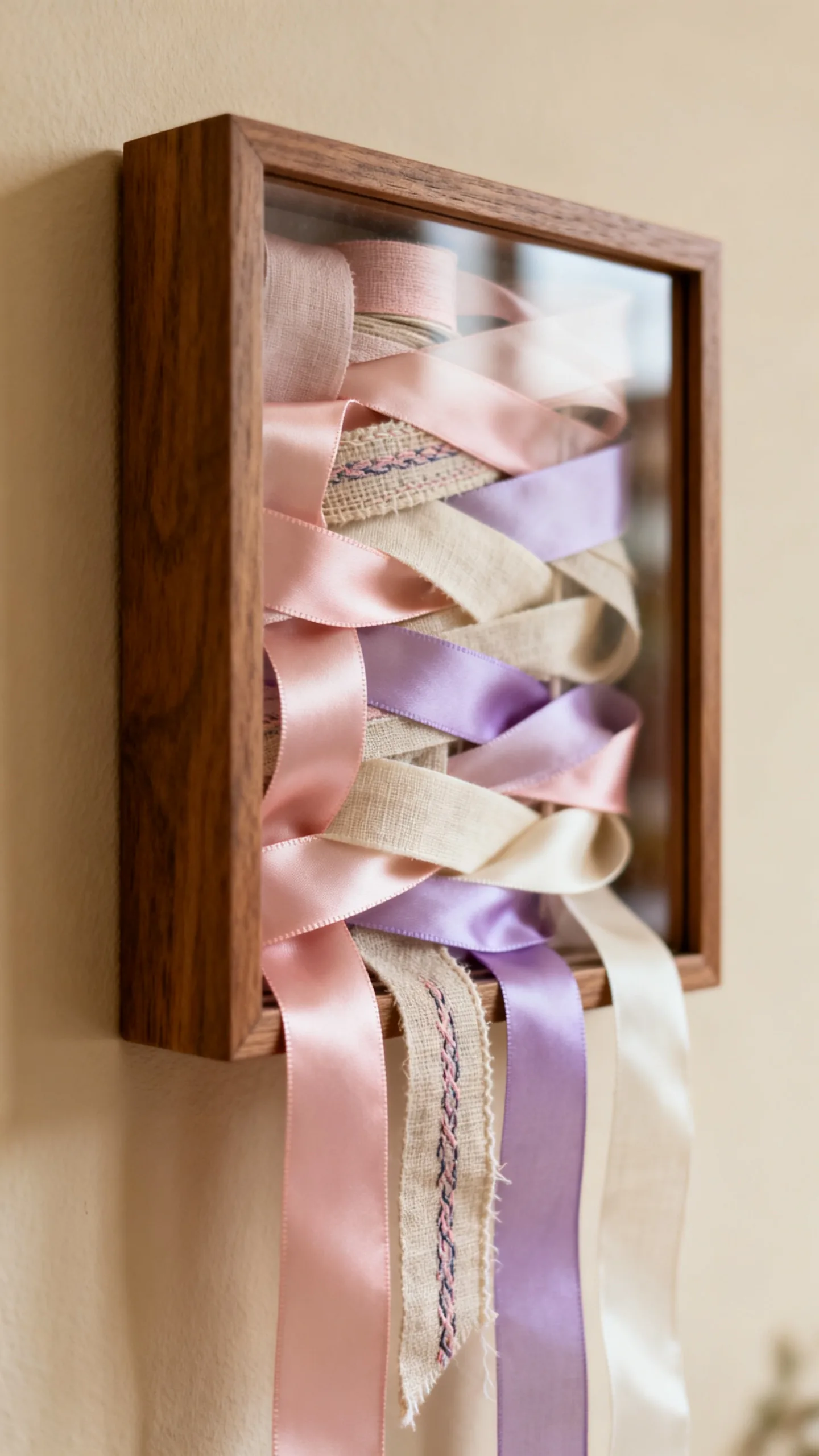 Build A Ribbon Shadow Box