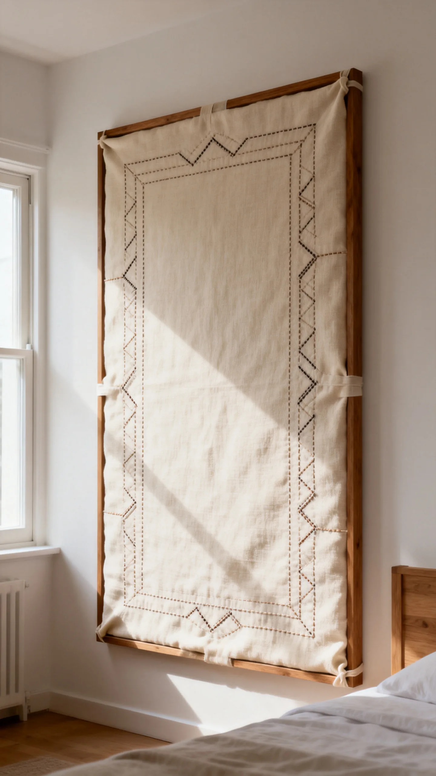 Create A Large Fabric-Wrapped Panel