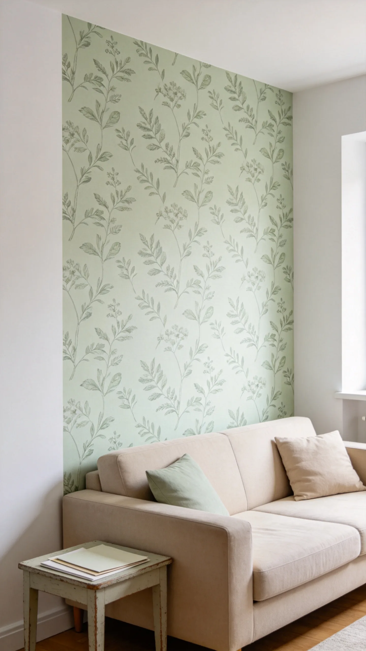 1. Create an Accent Wall With Removable Wallpaper