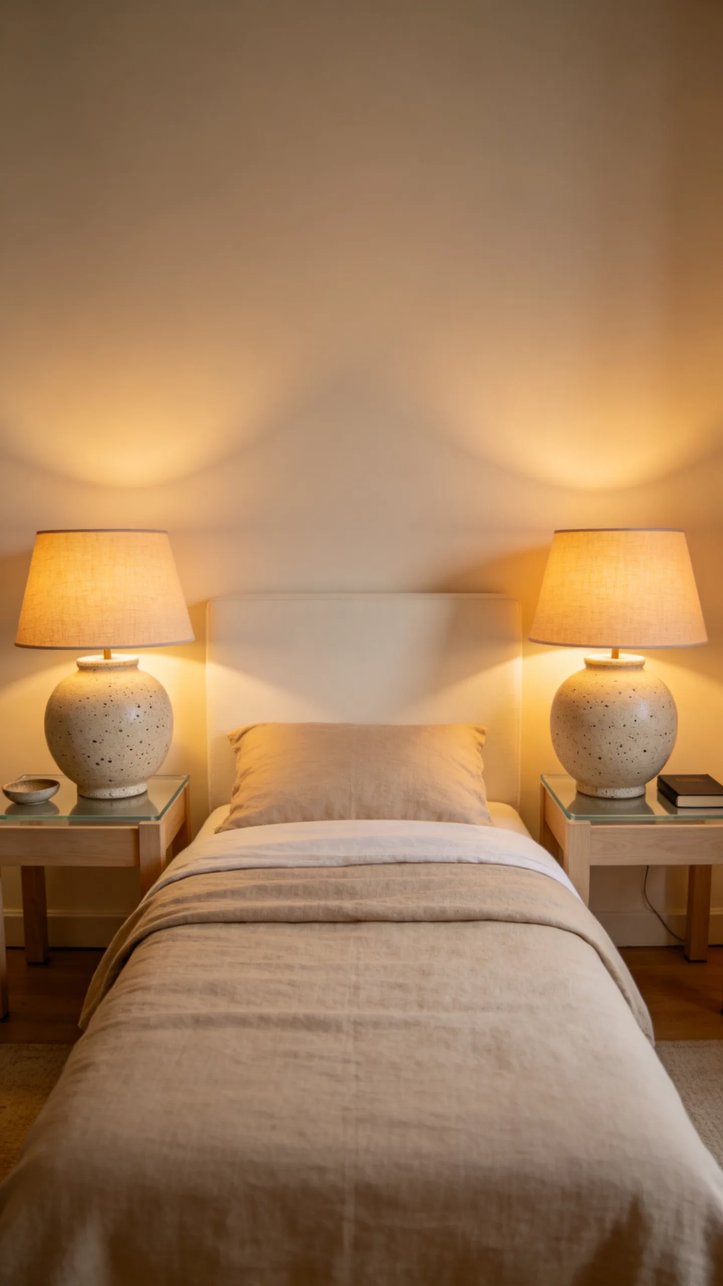 6. Use Matching Ceramic Lamps for a Balanced Glow