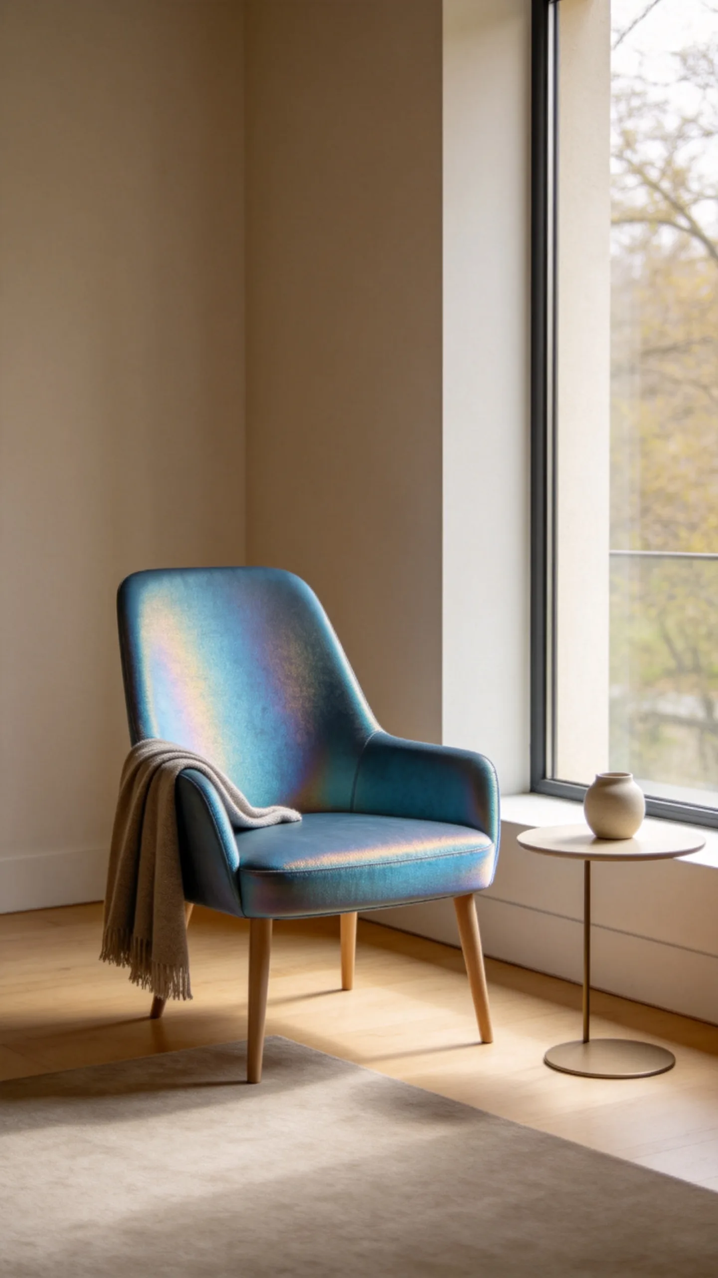 9. Choose a Blue Velvet Accent Chair