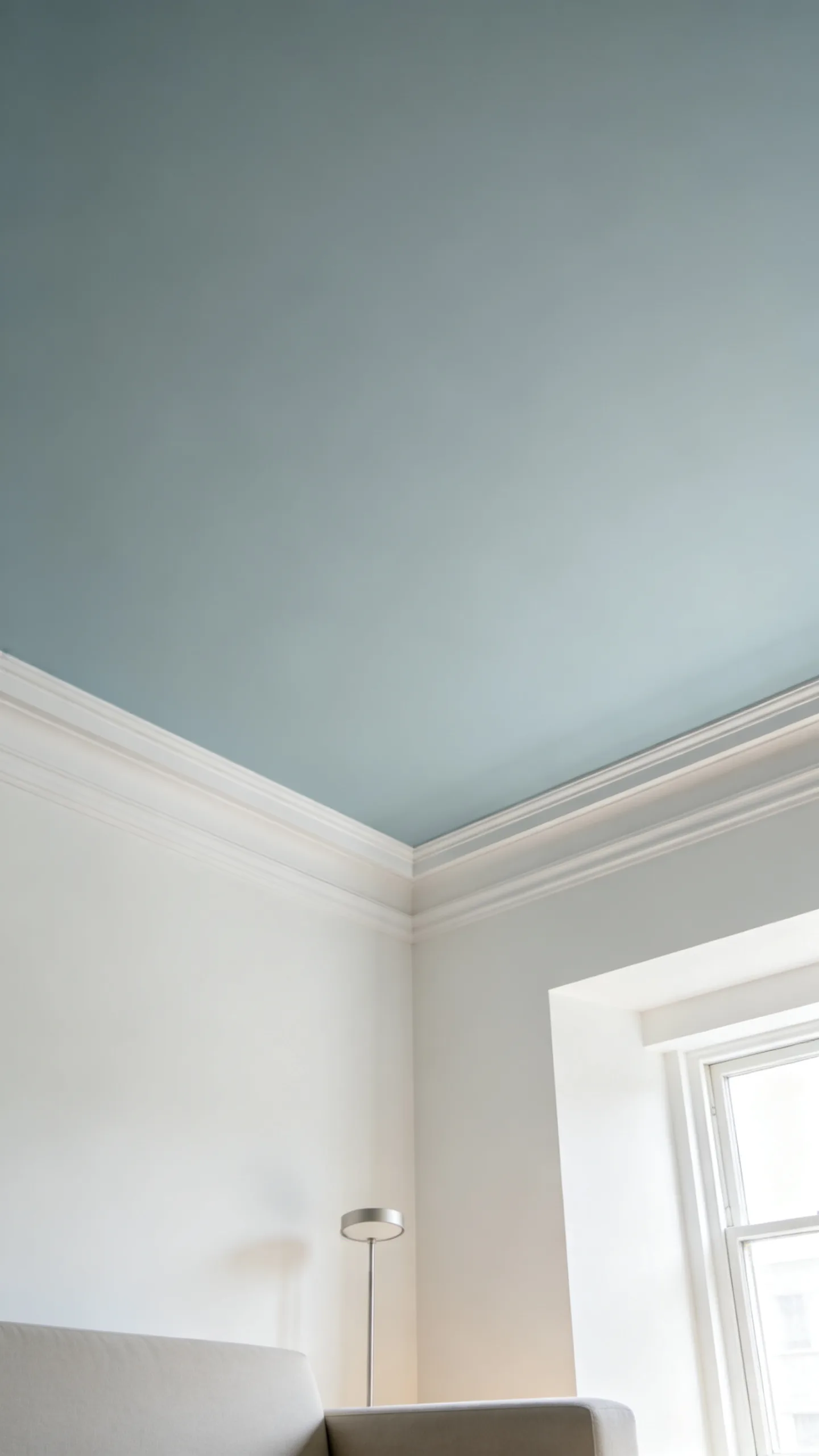 11. Paint the Ceiling a Soft Blue