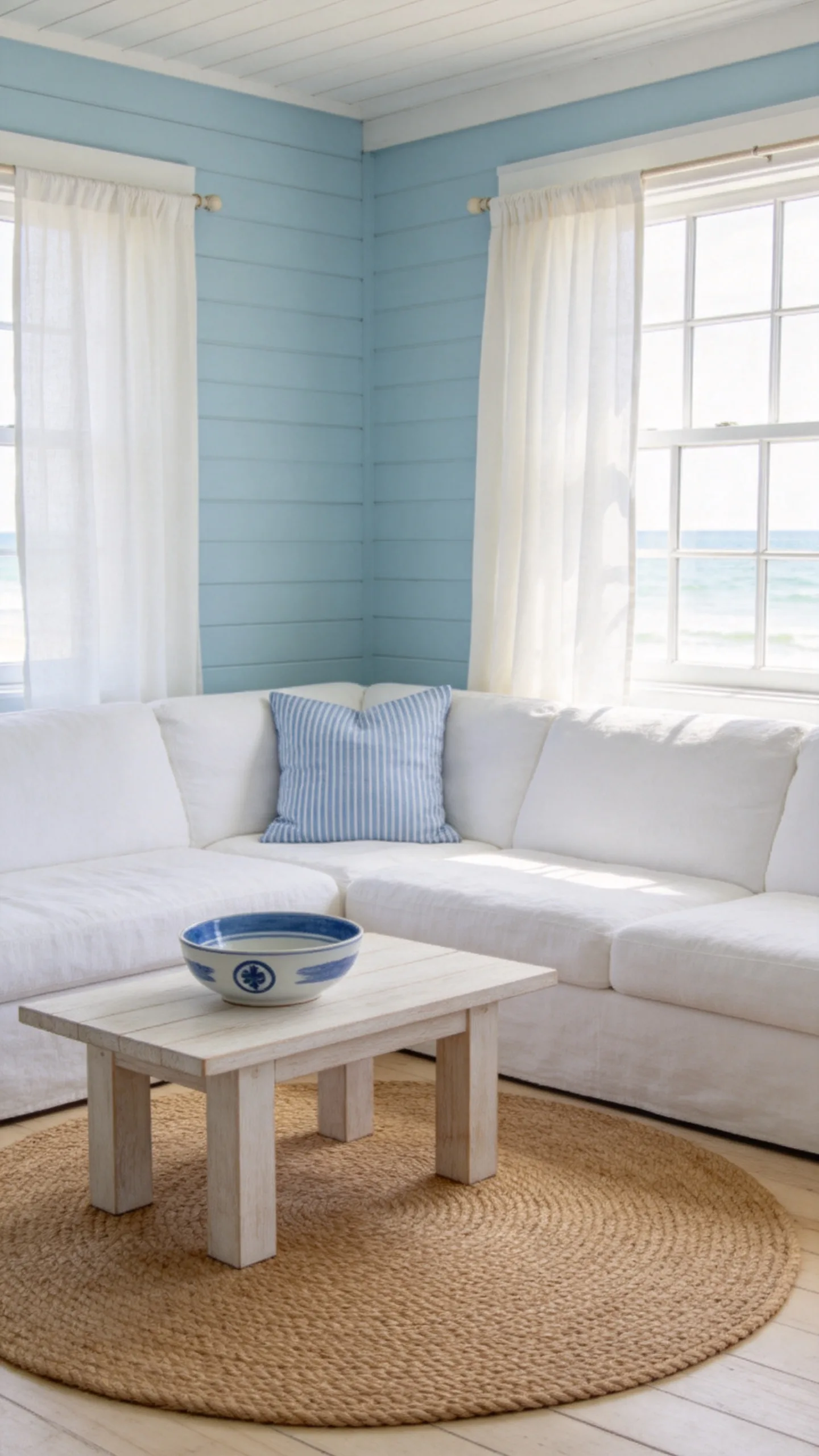 19. Style a Coastal Blue Room Without Nautical Clutter