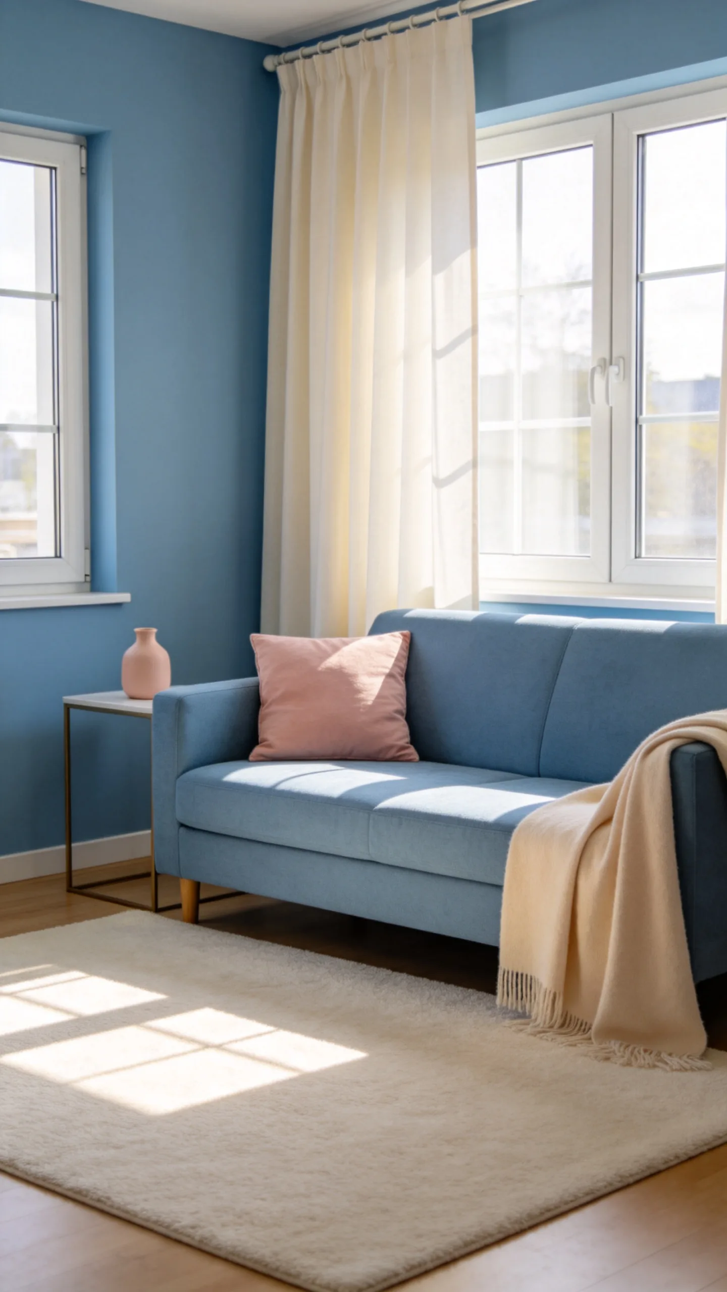 24. Mix Blue With Blush and Cream