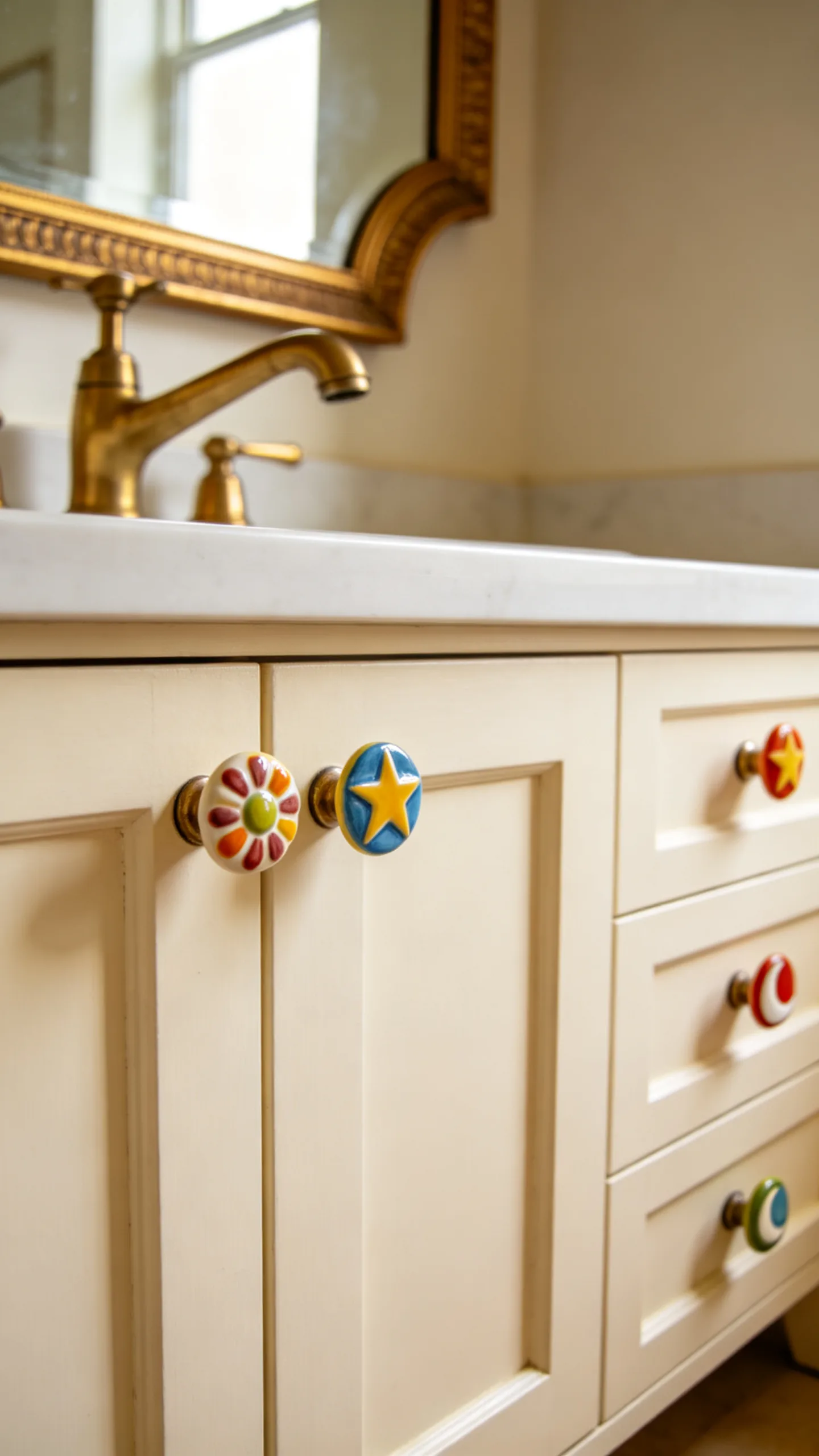 16. Swap Standard Hardware for Colorful Knobs