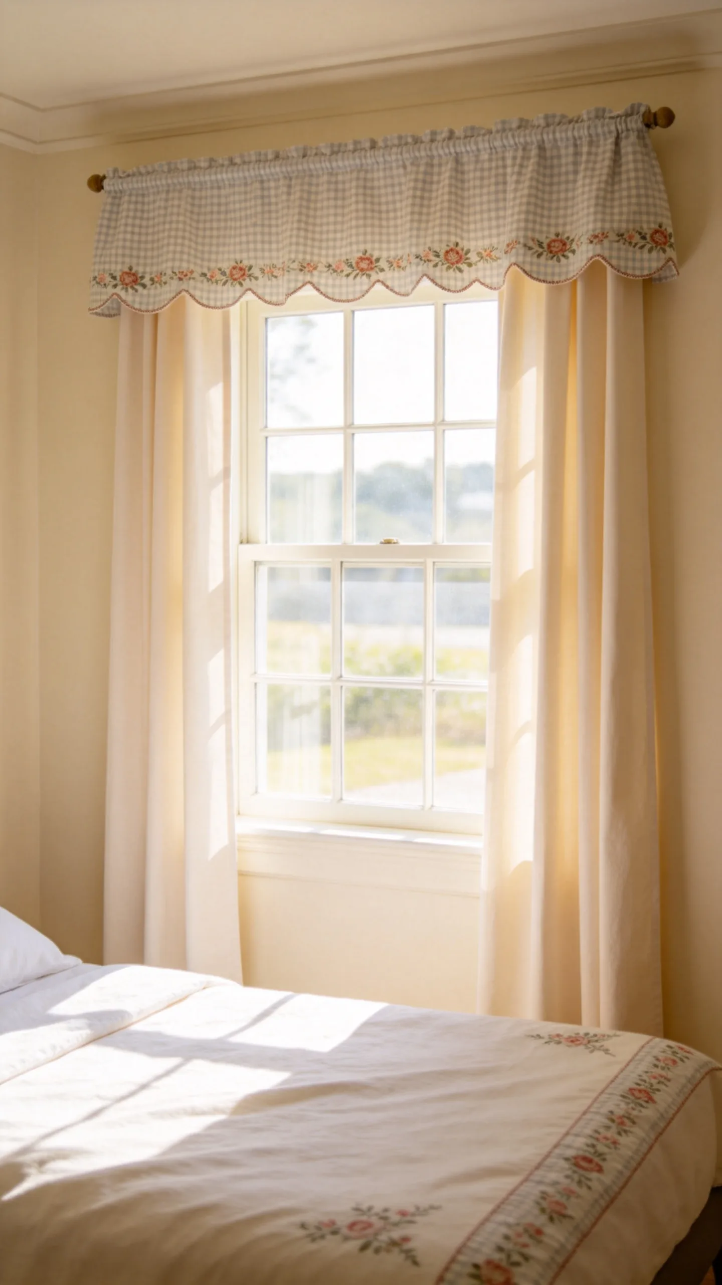 8. Hang a Decorative Window Valance
