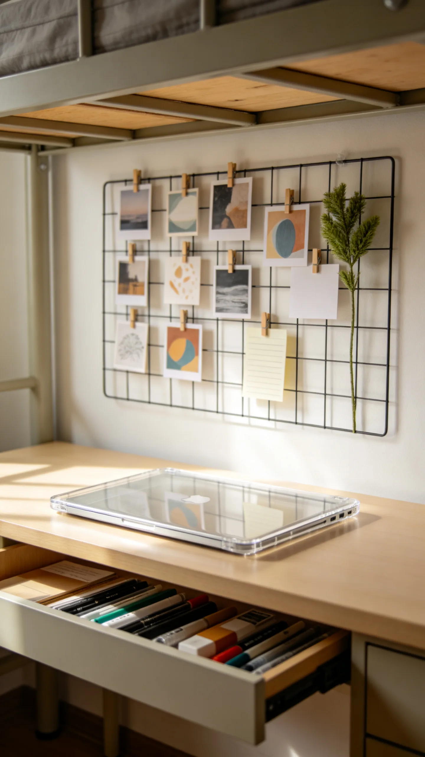 7. Use a Photo Grid as Changeable Wall Decor