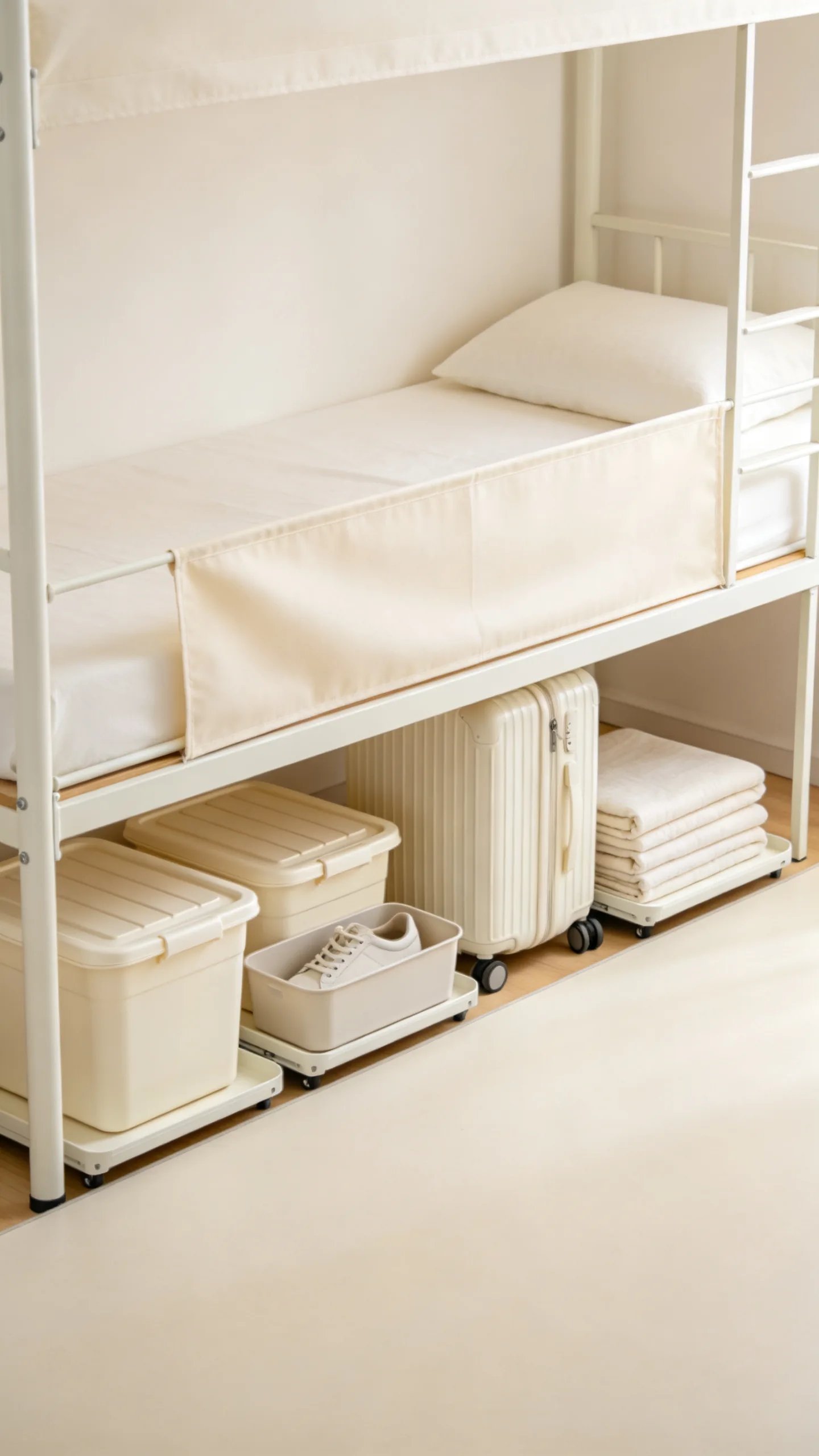 8. Raise the Bed for Hidden Storage
