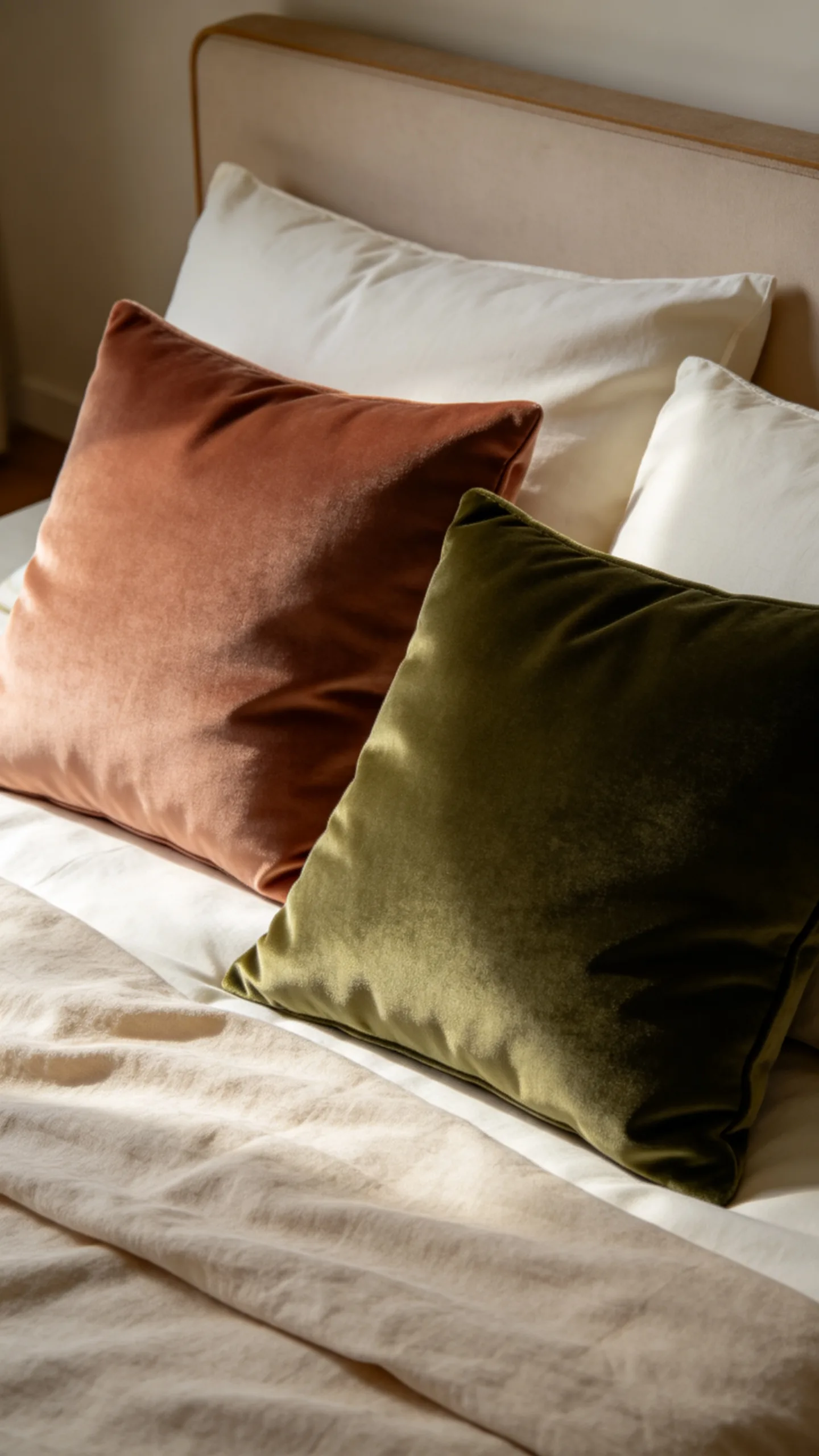 11. Switch to Velvet Accent Pillows