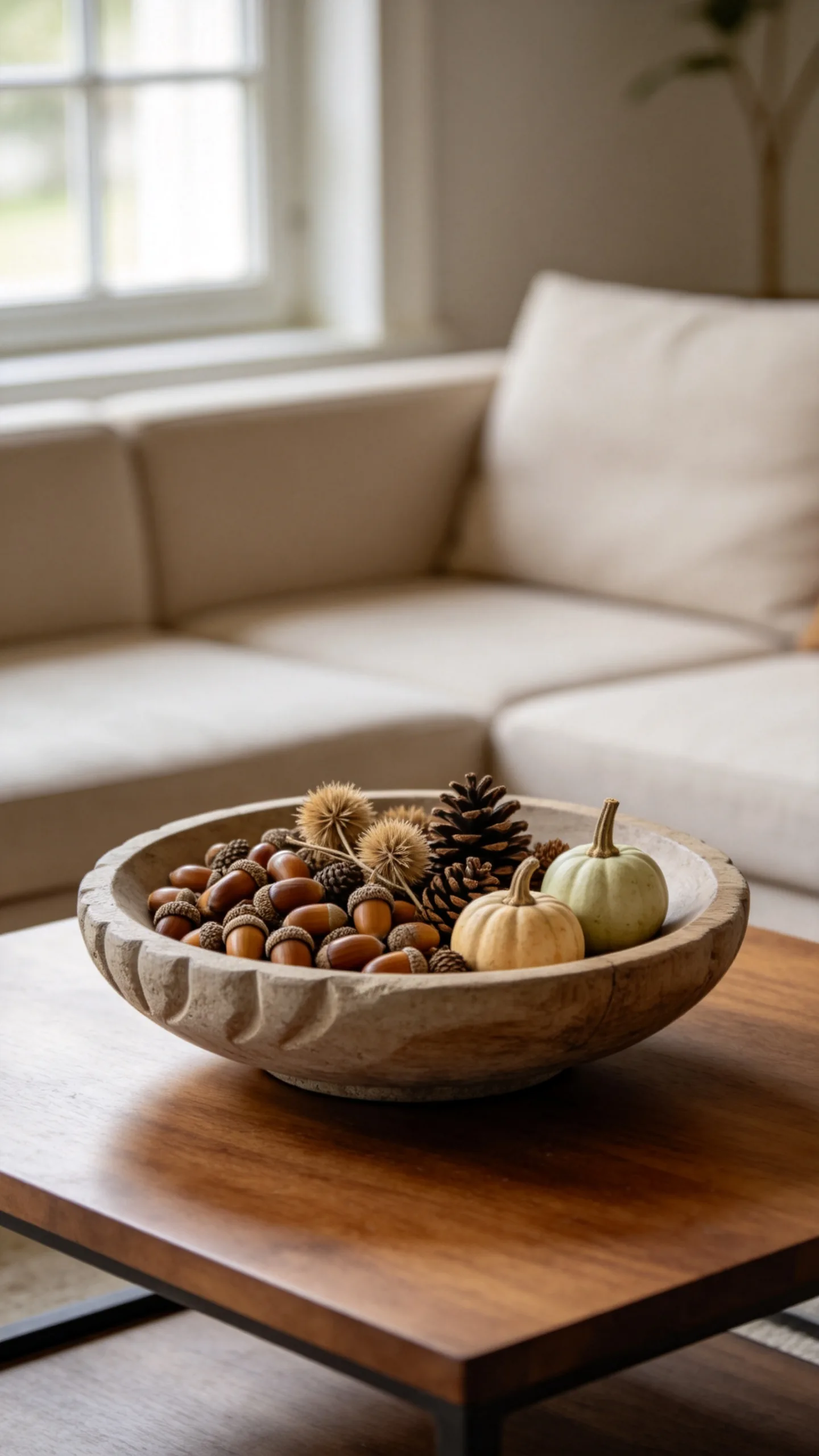 19. Set Out a Bowl of Natural Fall Finds