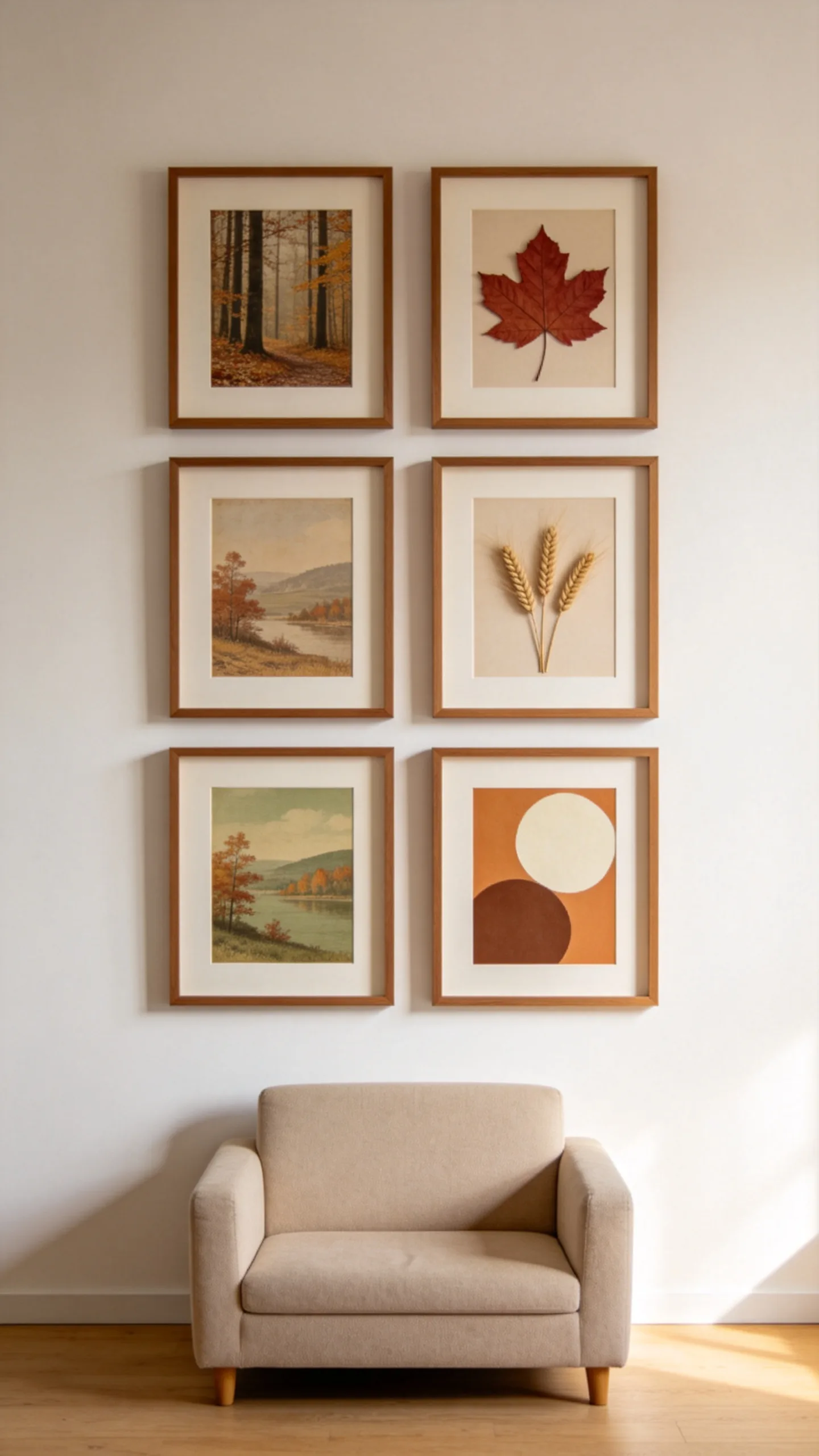 20. Create a Fall-Inspired Gallery Wall