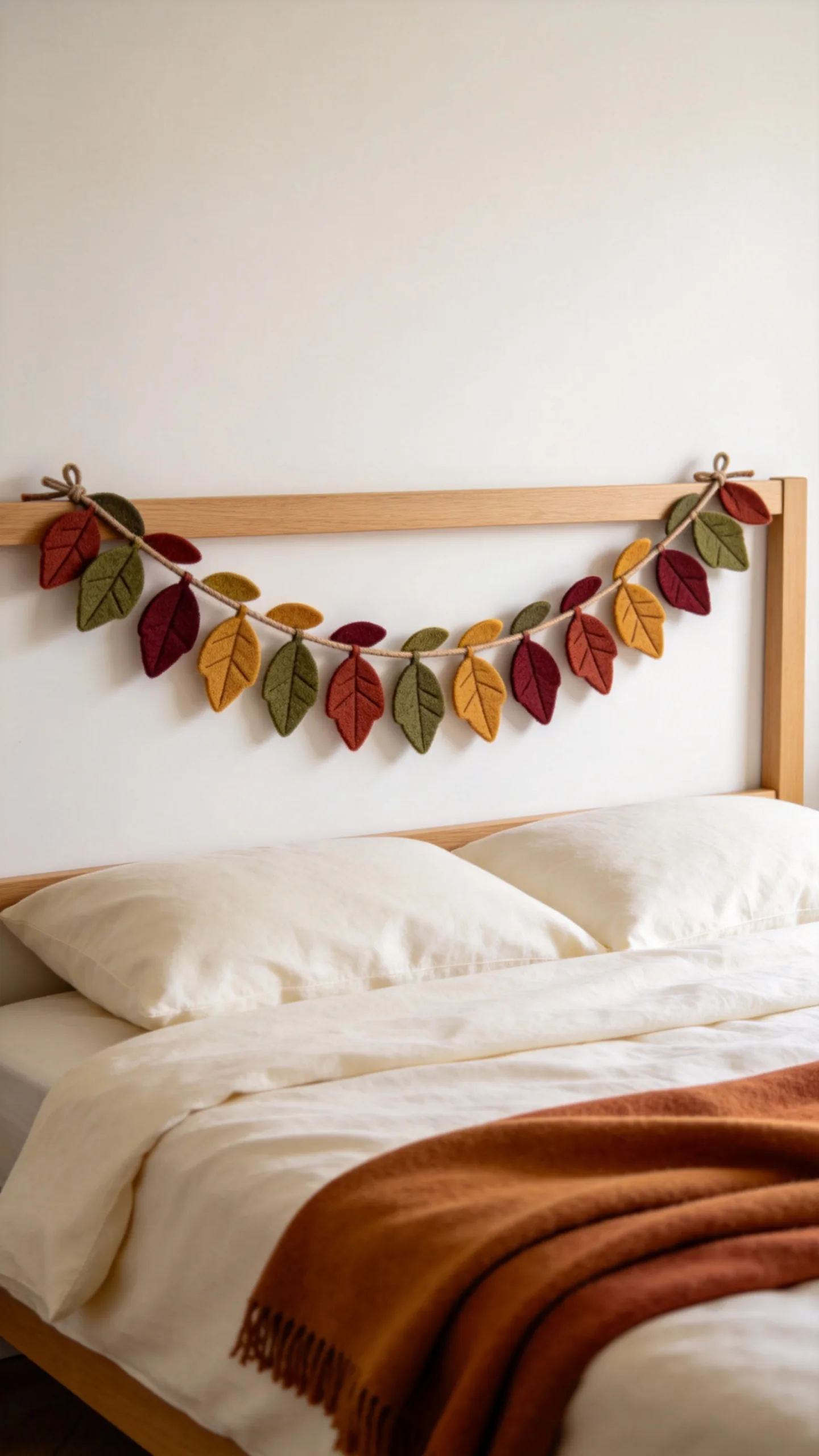 17. Make a Garland for the Headboard