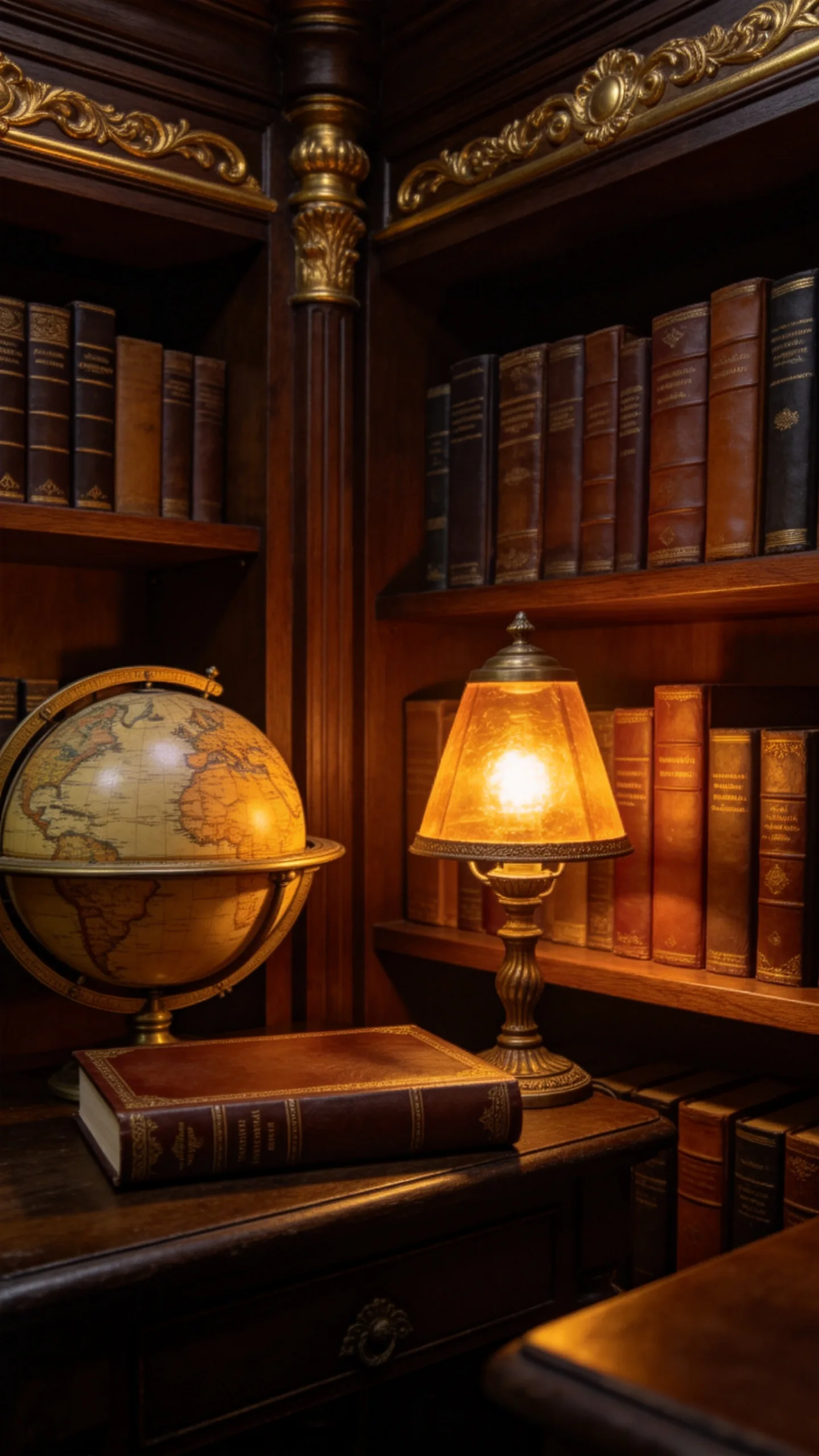 7. Harry Potter Themed Cozy Nook Shelves