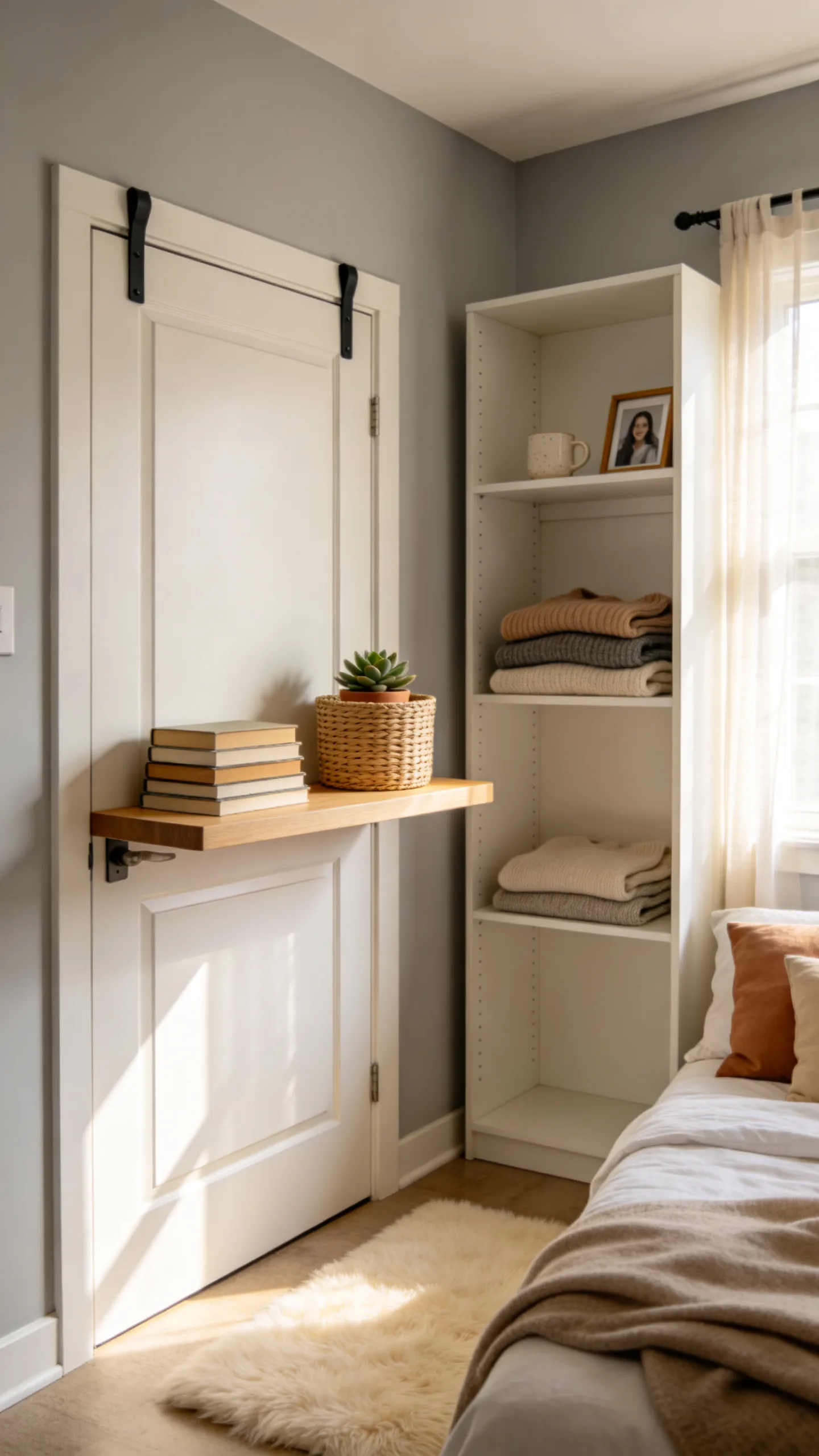 8. An Over-the-Door Storage Ledge