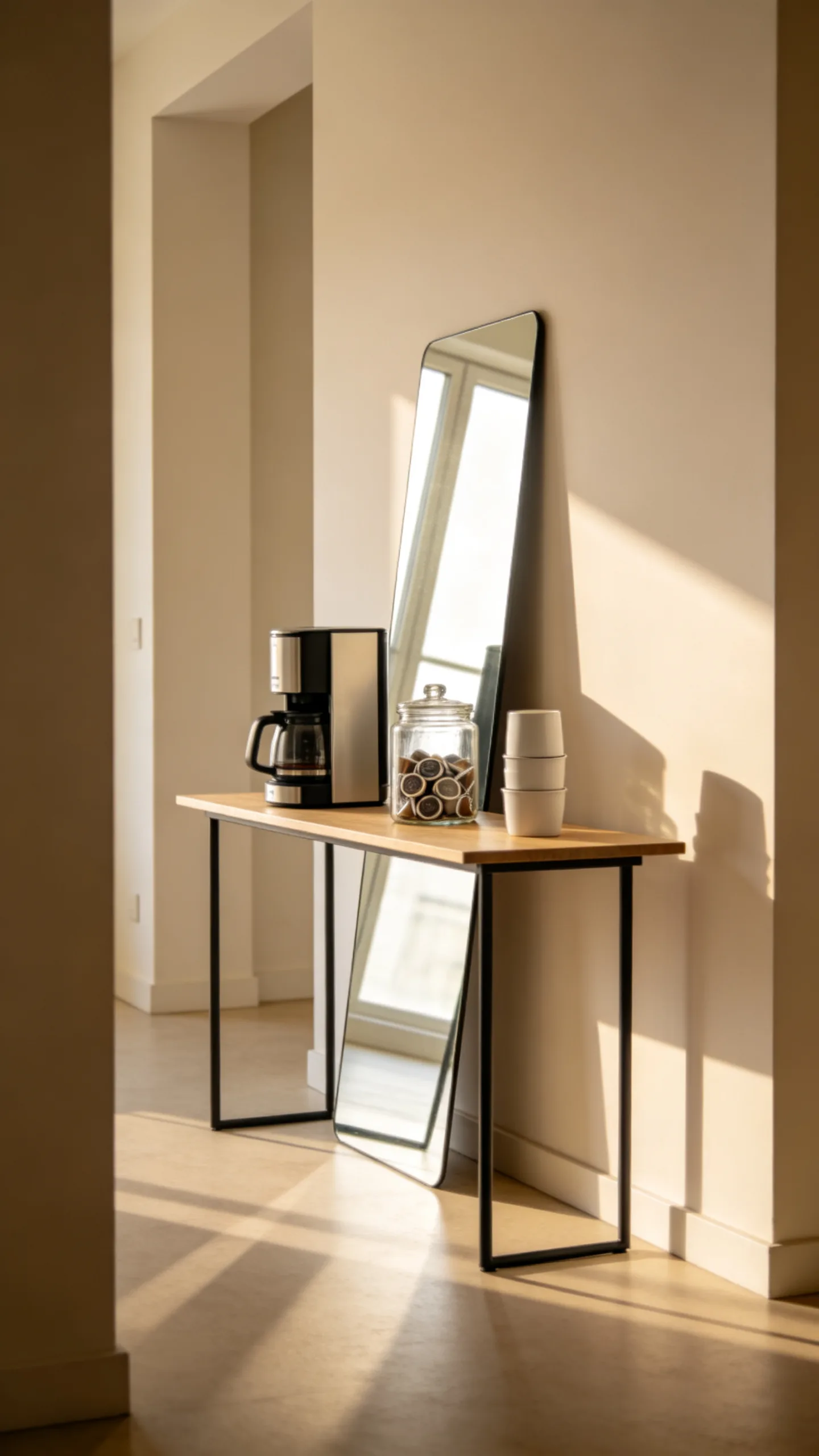 9. Narrow Hallway Console Transformation