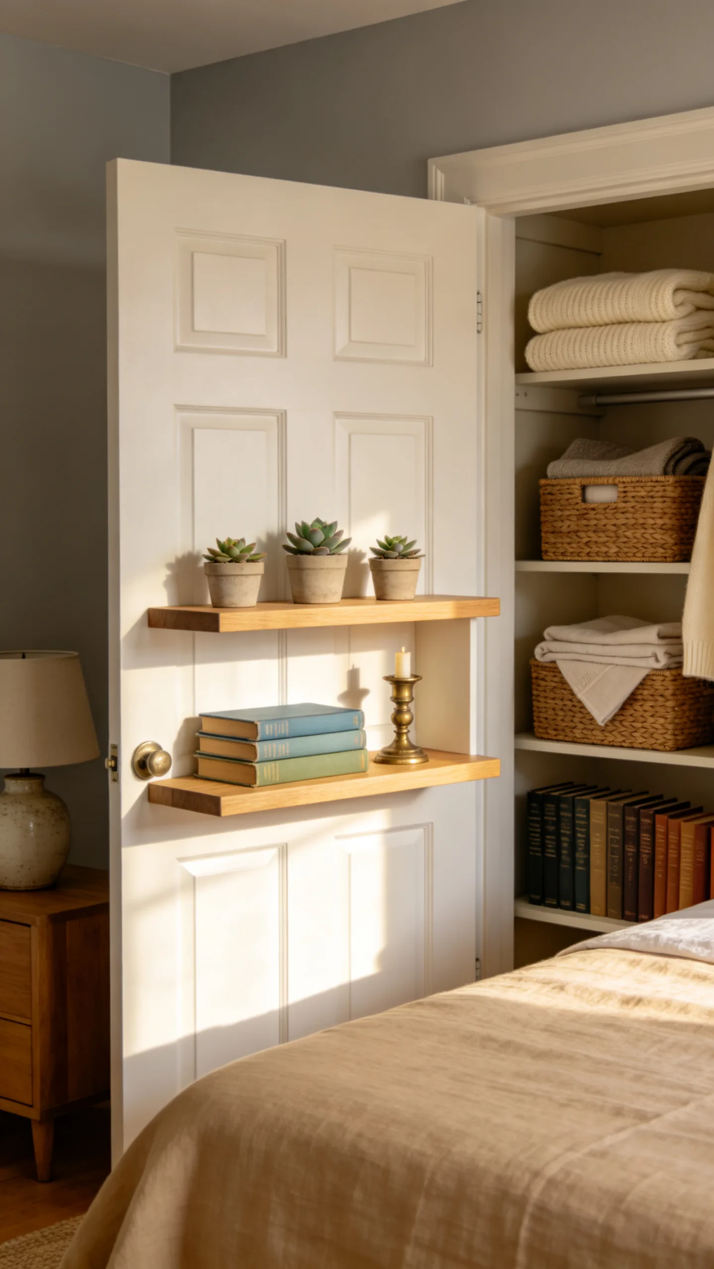10. Ultra-Shallow Behind-the-Door Wall Ledges