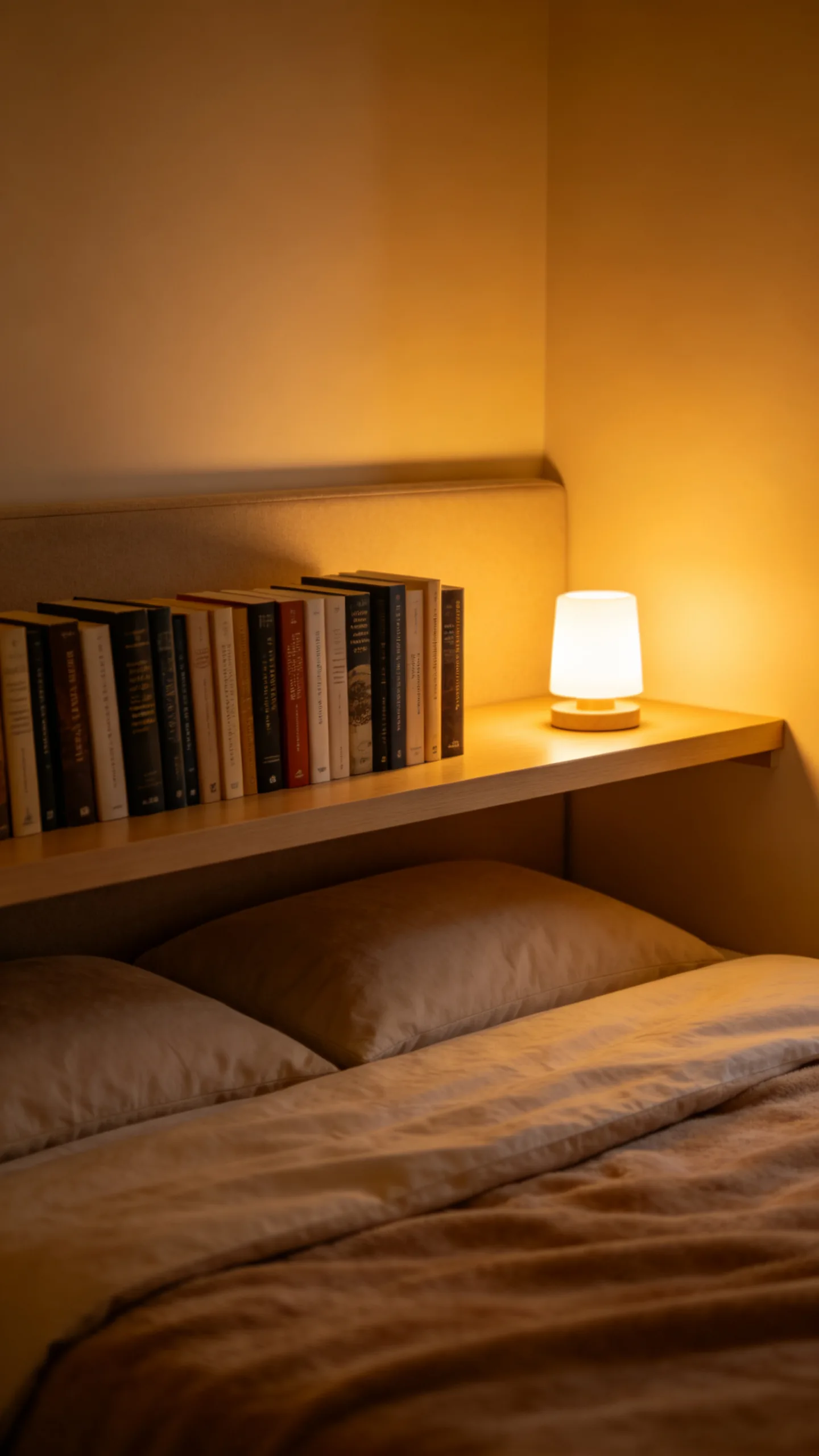 11. Bedroom Overhead Bridge Bookshelves