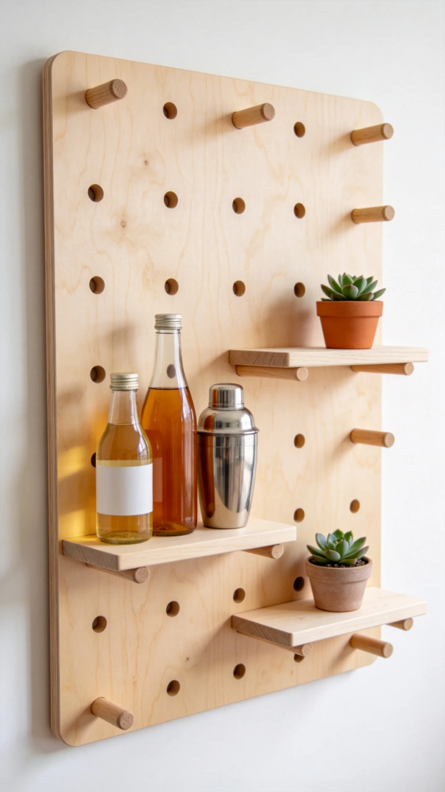 11. Pegboard Style Modular Wall System