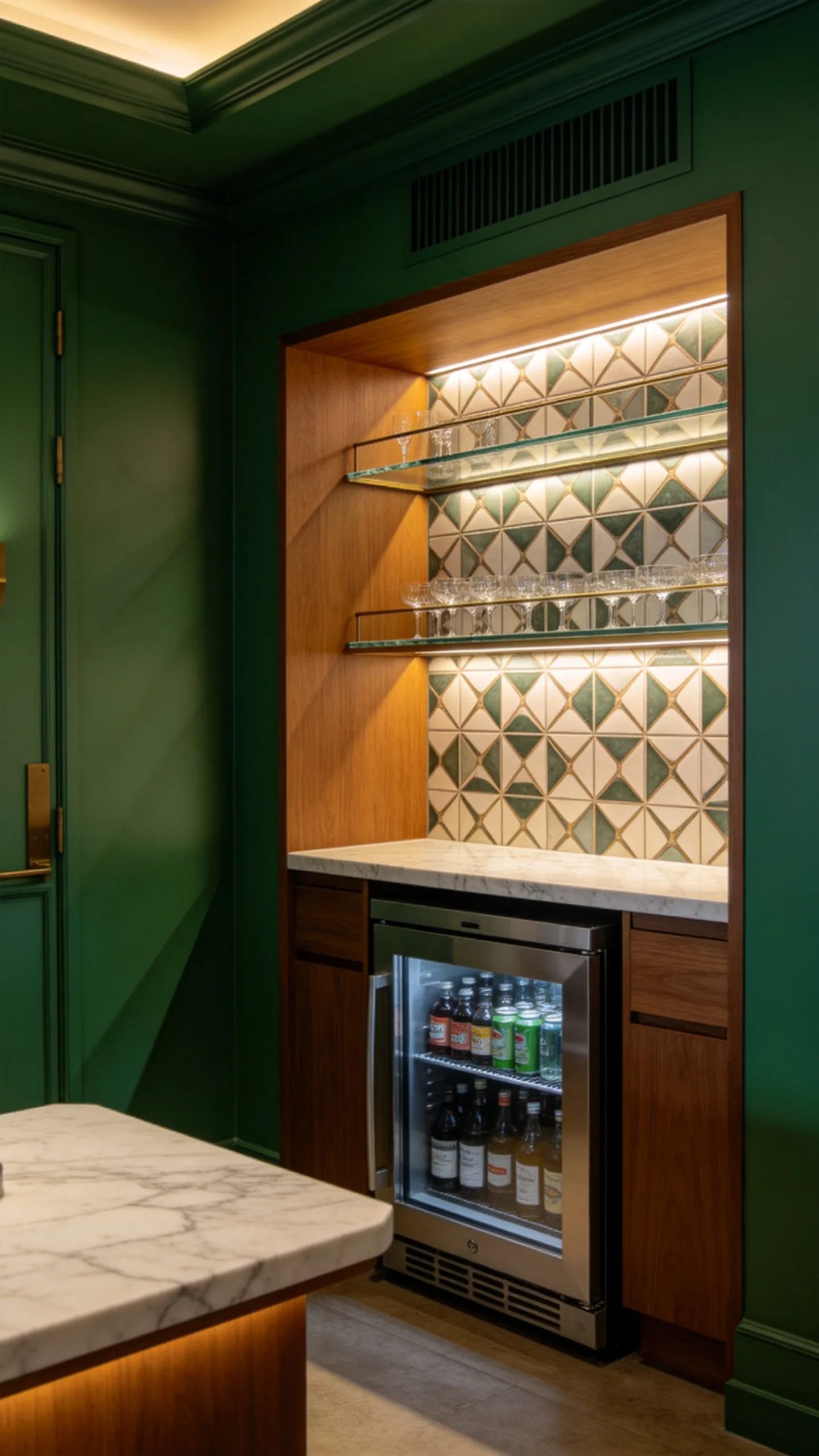 12. Transforming a Closet into a Speakeasy