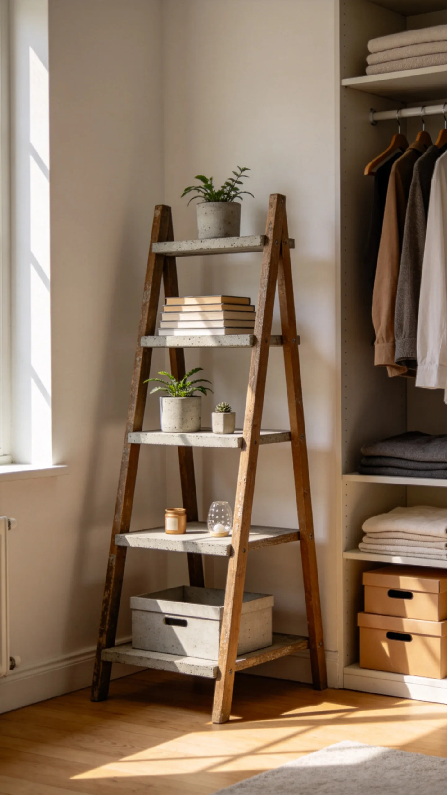 12. Folding A-Frame Etagere