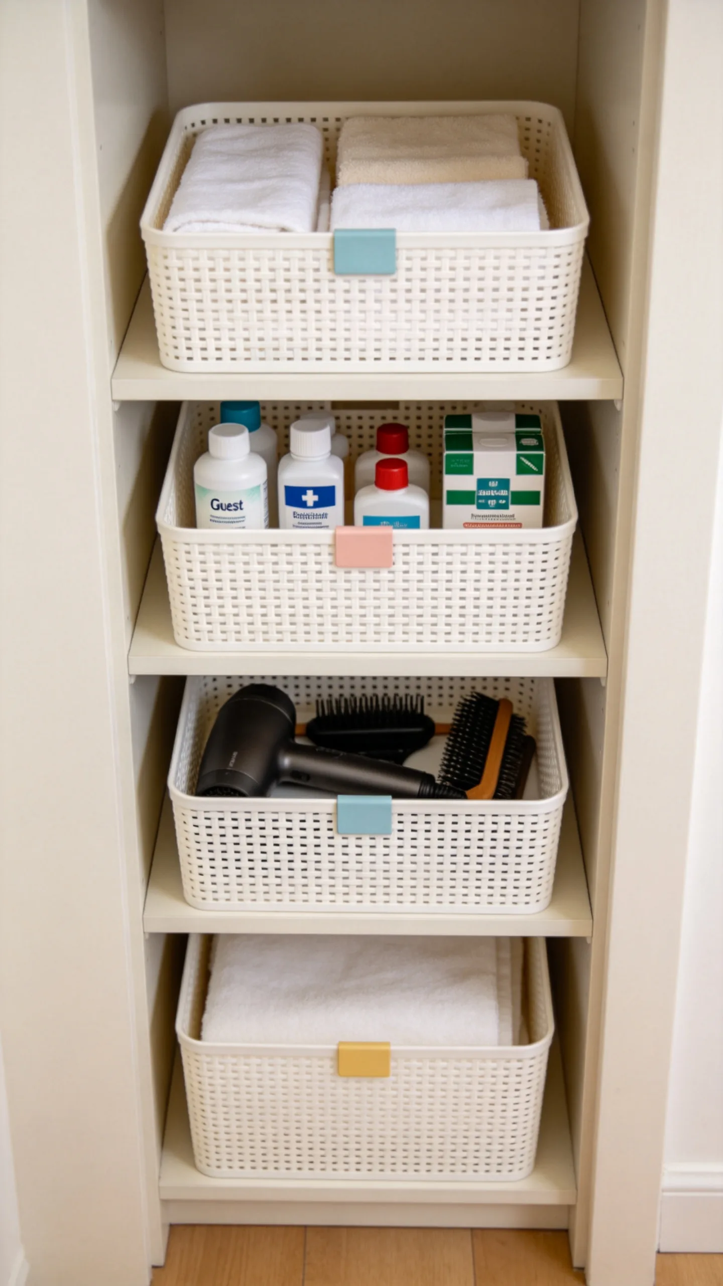 15. Use Matching Slim Bins for a Cleaner Sightline