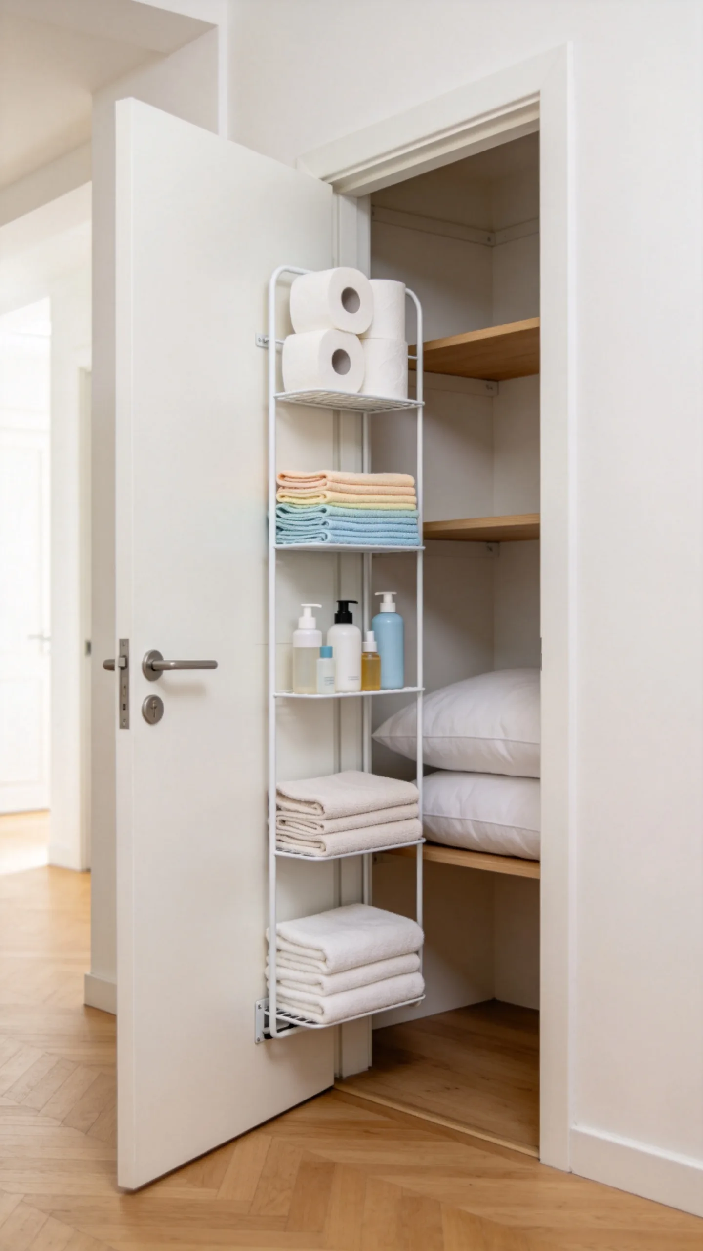 4. Install an Over-the-Door Storage Rack