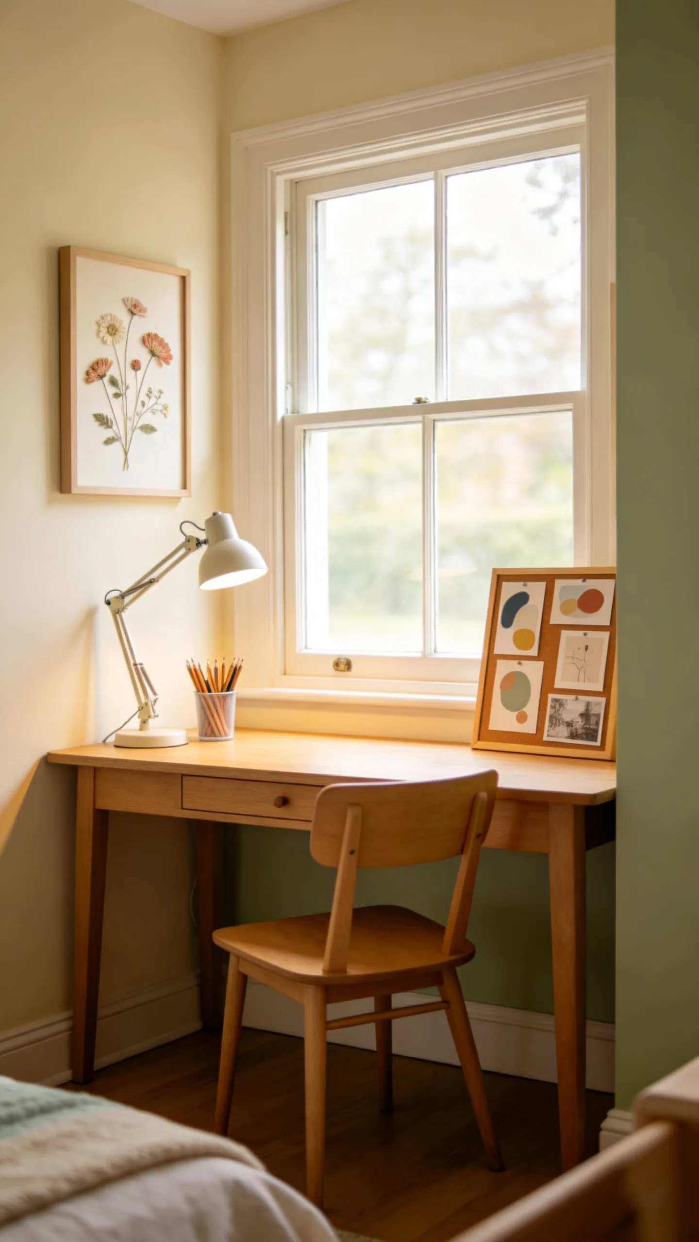 18. Turn a Small Desk Into a Story-Writing Station