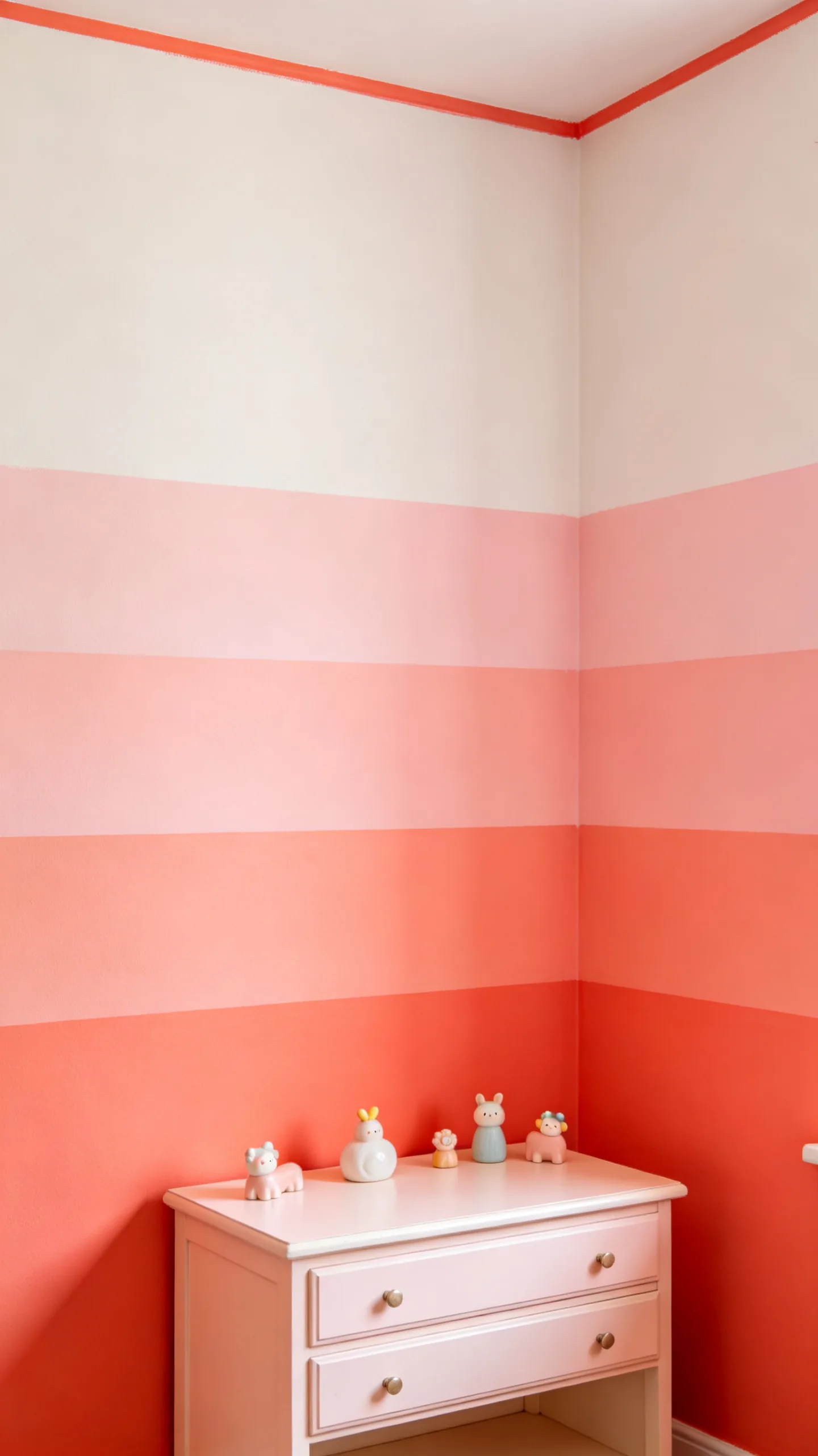 18. Add a Striped Half-Wall With Paint