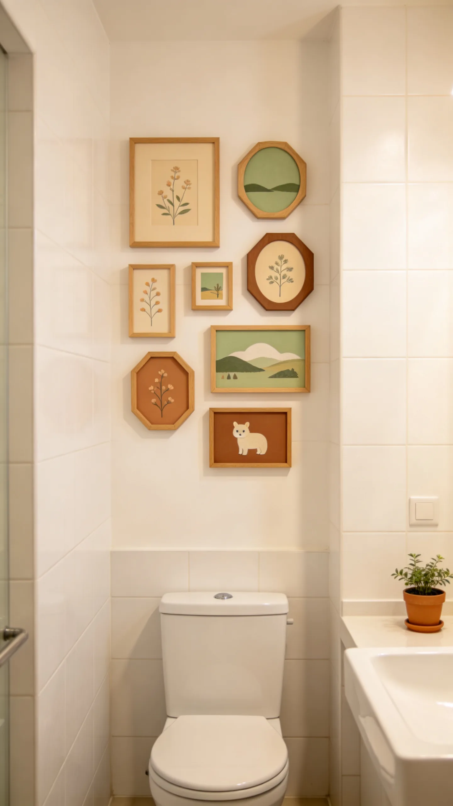 10. Display Tiny Art in a Salon-Style Gallery